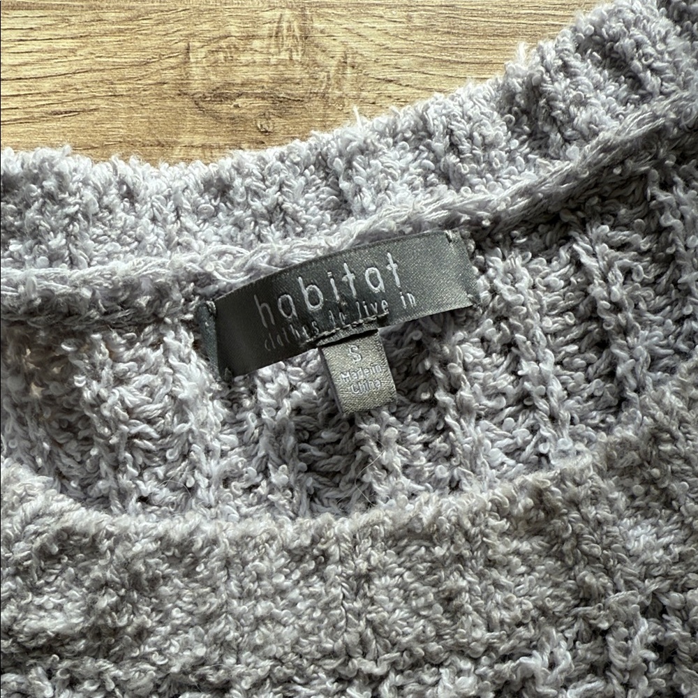 Habitat Textured Gray Sweater - Picture 5 of 8